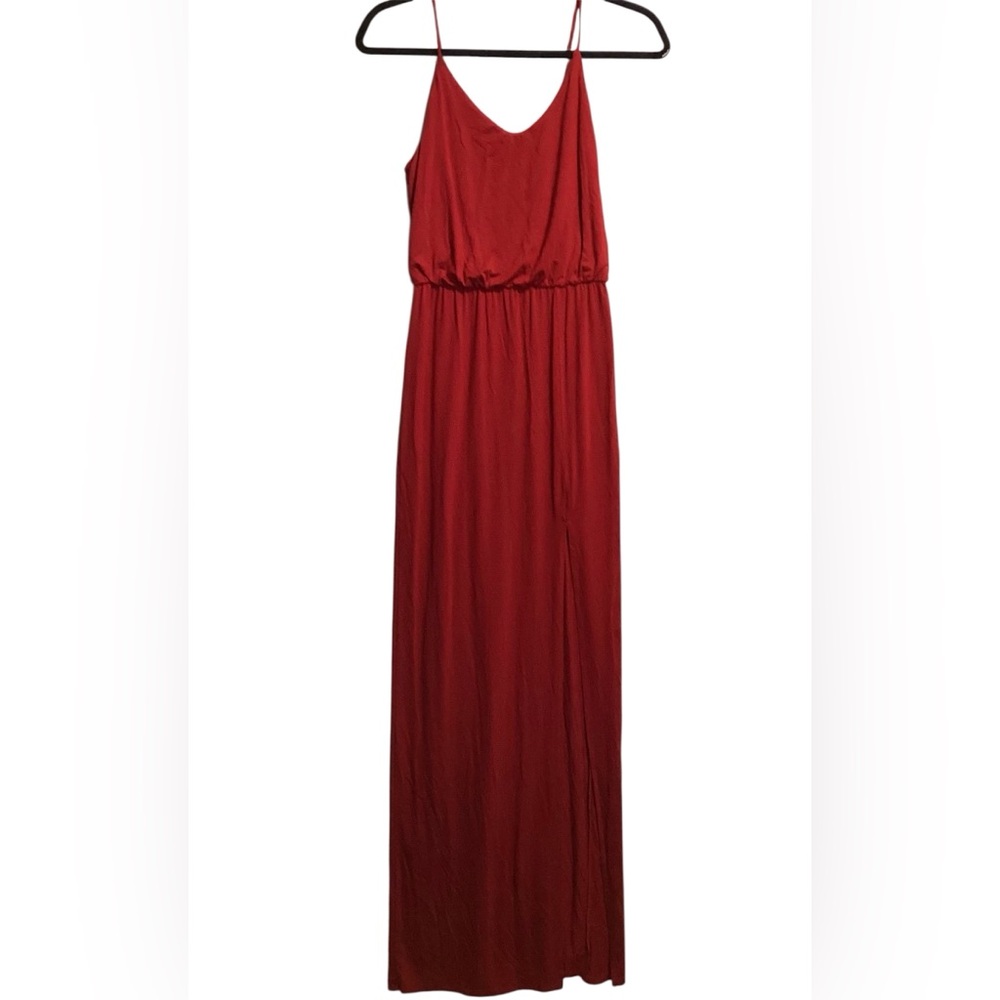 Elegant Red Maxi Dress